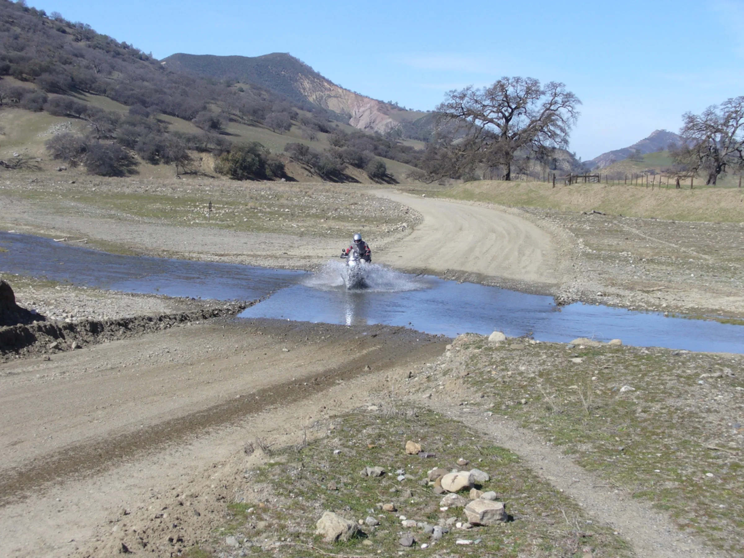 Riding the San Andreas Fault we take Parkfield Grade into the tiny town of Parkfield (photo 2 of 2)