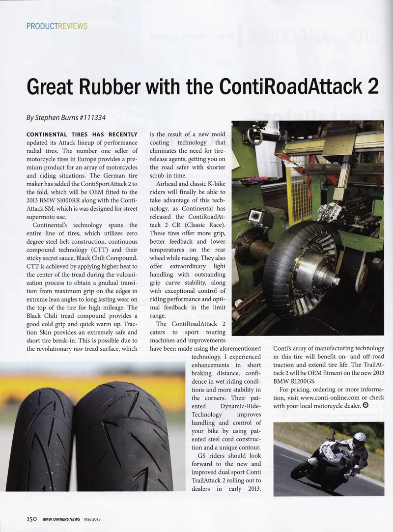 Continental Tires: press junket in Hanover, Germany, page 1